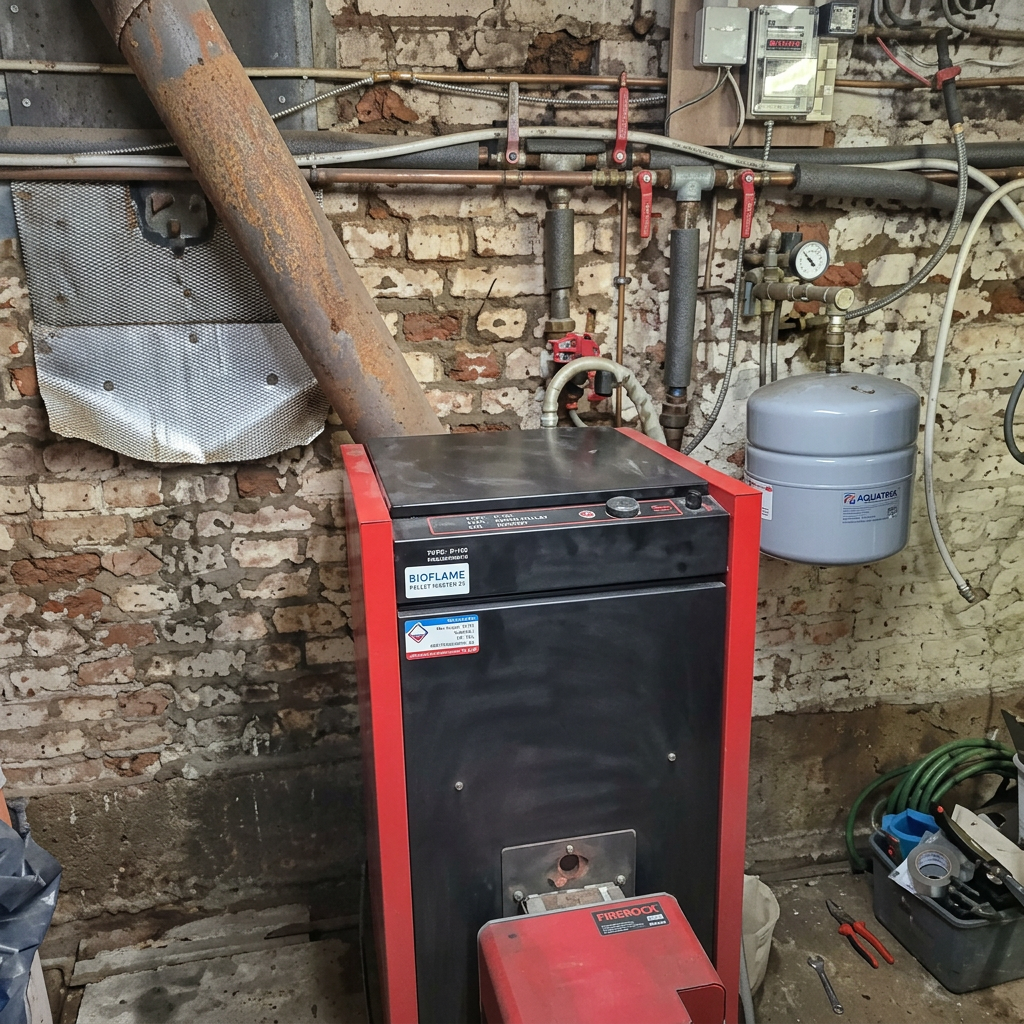 Modernisation chaudière — avant