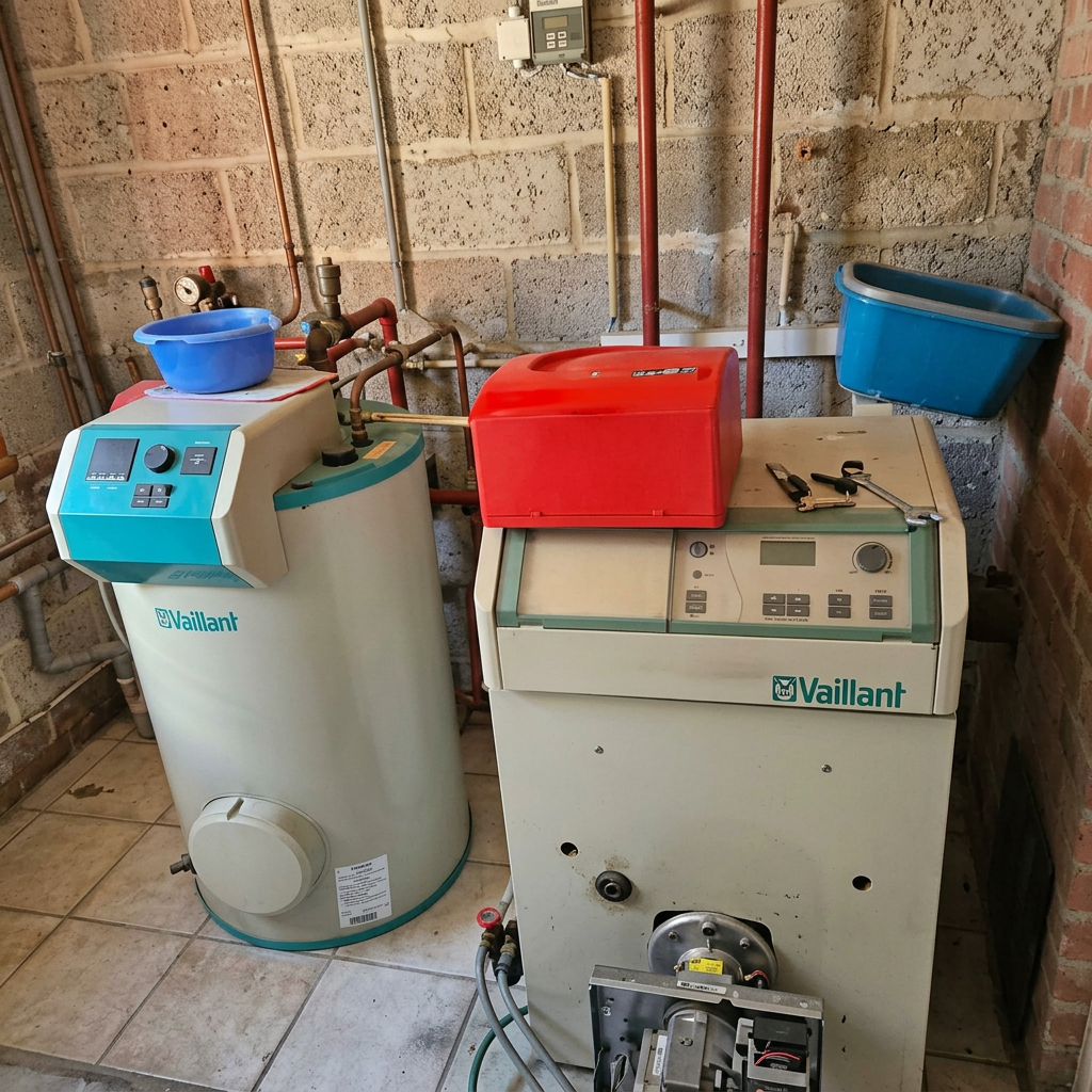 Rénovation installation Vaillant — avant