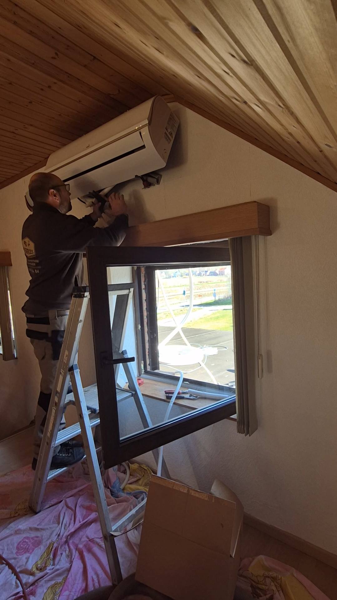 Installation climatisation murale