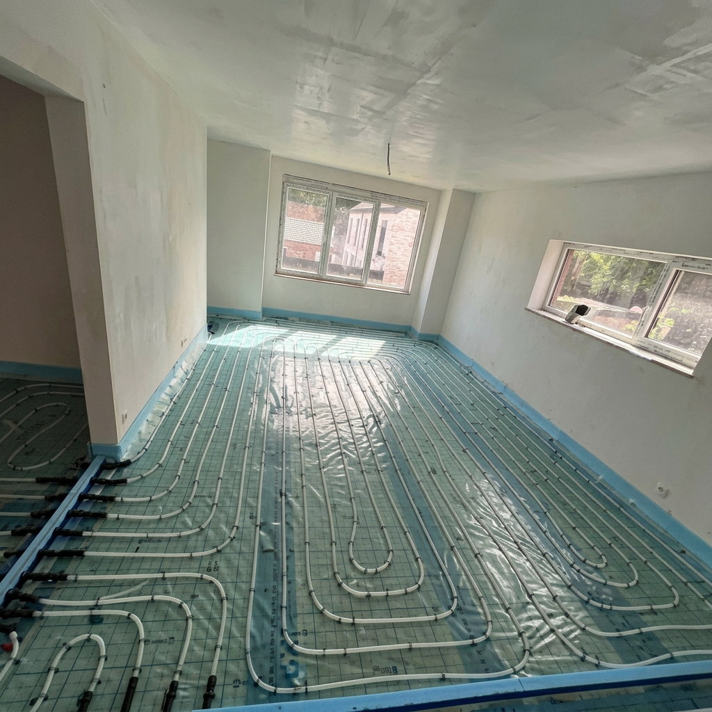 Plancher chauffant hydraulique